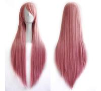 Umi Sonoda Ruka Jabami Yumeko 80 cm noir blanc rouge violet rose 19 couleurs droites longues perruques synthétique Cosplay perruque de cheveux + casquette de perruque n ° 6
