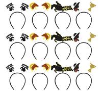 Umibow Lot de 12 bandeaux de course de chevaux Kentucky Derby - Pour concours équestre, compétition équestre - Pour tenue de course de Derby (couleur A)