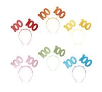 Umibow Lot de 6 bandeaux pailletés pour 100e jour d'école 100 jours d'école pour décoration de fête