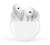 UMIDIGI Écouteurs Intra-Auriculaires Bluetooth 5,3 sans Fil, Pilote 13 mm + Son Surround en Temps réel, Batterie 15H, Connexion One-Touch, Casque léger de 2,8 g, Blanc