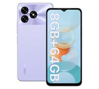 UMIDIGI G5A Telephone Portable 8Go (4+4) RAM, 64Go/ Extensible 1To, Smartphone Pas Cher, 5000mAh, 6.52" HD+, 13MP+5MP, Telephone Dual SIM 4G/ Fingerprint/Face ID/GPS