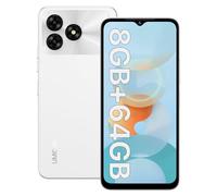 UMIDIGI G5A Téléphone Portable débloqué Android 13, Smartphone 8 Go (4 + 4) + 64 Go/TF 1 to, Batterie 5000 mAh, 6,52" HD+, Appareil Photo 13 MP, téléphone Portable Double SIM, Face ID/Empreinte