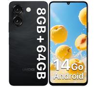 UMIDIGI G9A Telephone Portable, Android 14 Go, 6.75" HD+ 4G Smartphone, 8GB+64GB/1TB TF, Dual SIM/5000mAh/Face ID/GPS