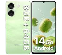UMIDIGI G9A Telephone Portable, Android 14 Go, 6.75" HD+ 4G Smartphone, 8GB+64GB/1TB TF, Dual SIM/5000mAh/Face ID/GPS