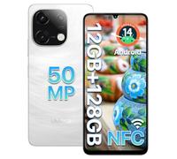 UMIDIGI G9C Android 14 50MP Telephone Portable(2024),12(6+6)+128GB,BT 5.4,Processeur 2,2 GHz, Octa-Core,5000mAh,90Hz Écran 6.75” Smartphone Débloqué,4G Doble SIM/ID Faciale/GPS/OTG/NFC-Blanc