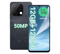 UMIDIGI G9C Android 14 50MP Telephone Portable,12(6+6)+128GB,BT 5.4,Processeur 2,2 GHz, Octa-Core,5000mAh,90Hz Écran 6.75” Smartphone Débloqué,4G Doble SIM/ID Faciale/GPS/OTG/NFC(Noir)