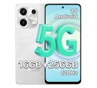 UMIDIGI Note 100 5G Smartphone, Android 14 Telephone Portable, 6.8" HD+ 120Hz Mobile Phone, 16GB+256GB/TF 1TB, Dual SIM 5G Téléphone Android, 50MP+16MP Caméra/5000mAh/Face ID/GPS/OTG