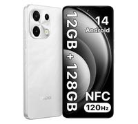 UMIDIGI Note 100 Mobile Phone, Android 14 Smartphone, 120HZ Octa-Core, 12(6+6) GB+128GB Phone, 6.8-inch, 50MP, Face and Fingerprint Unlock, NFC, 5000mAh, GPS, Dual SIM Telephone