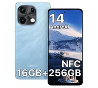 UMIDIGI Note 100 Telephone Portable, Android 14 Smartphone, 120HZ Octa-Core, 16(8+8) Go+256Go téléphone, 6.8-inch, 50MP, Face and Fingerprint Unlock, NFC, 5000mAh, GPS, téléphone Portable Double sim