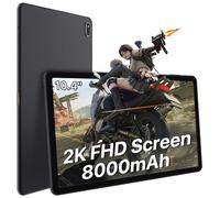 UMIDIGI Tablette 10.4 Pouces, 8000mAh 2K FHD Tablette avec Carte SIM Slot, 128Go ROM(1TB Extensible), 16+8MP Caméra, 4G LTE Dual SIM, GPS, Blutooth, GMS, avec Case