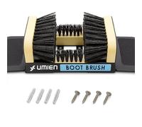 Umien Grattoir à Bottes d'extérieur - Brosse de Nettoyage Pliable de Luxe, Pas de Montage nécessaire pour l'intérieur et l'extérieur - Comprend Une Brosse à Chaussures supplémentaire - Facile à