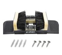 Umien Grattoir à Bottes d'extérieur - Brosse de Nettoyage Pliable de Luxe, Pas de Montage nécessaire pour l'intérieur et l'extérieur - Comprend Une Brosse à Chaussures supplémentaire - Facile à