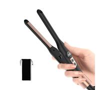 Umiga Lisseur Crayon, Mini Fer à Lisser, Ionique 2-En-1 Cheveux Raides Et BoucléS- Format Voyage Avec 4 TempéRatures RéGlables - LéGer Et Portable Pour Cheveux Courts Et Barbe