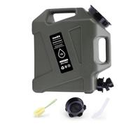 Umikk Bidon à eau de 12 l avec robinet et couvercle à visser - Portable et polyvalent - Réservoir d'eau pour le camping - Sans BPA - Avec poignée - Vert, 1yc2ac0kd8vz7pn5et0