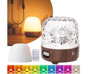 Umikk Lampe à ondes océaniques, projecteur de vagues d'océan avec éclairage de nuit et haut-parleur Bluetooth, 16 couleurs de lumière LED en forme de champignon avec télécommande pour la décoration de