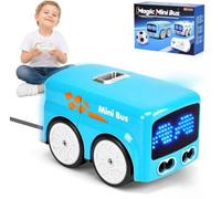 Umikk Magic Mini bus télécommandé - Jouet interactif avec chaîne de gestes, mode d'évasion et fonction de séquence, véhicule à capteur intelligent pour enfants - Bleu