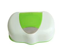 Uminilife Baby Wet Tissue Box Wipes Dispenser Case Baby Wipes Organiser Box Holder (Green)