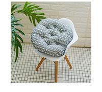 Uministyle Lot de 2 coussins rembourrés pour chaise de jardin et salle à manger, coussin rond pour siège, tapis de chaise pour la maison et le bureau, 40 cm (couleur F)