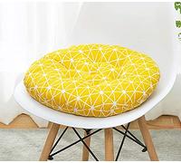 Uministyle Lot de 2 coussins rembourrés pour chaise de jardin et salle à manger, coussin rond pour siège, tapis de chaise pour la maison et le bureau, 40 cm (couleur J)