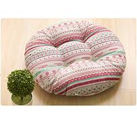 Uministyle Lot de 2 coussins rembourrés pour chaise de jardin et salle à manger, coussin rond pour siège, tapis de chaise pour la maison et le bureau, 40 cm (couleur G)