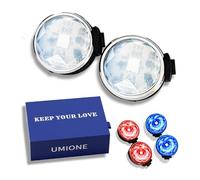 UMIONE Éclairage de plaque d'immatriculation 7 couleurs extrêmement durable. Restez visible et protégé. Idéal pour les promenades nocturnes avec votre chien (deux produits dans une boîte cadeau),