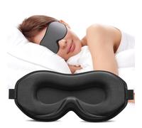 Umisleep Masque de sommeil pour les côtés, cavités oculaires 3D, bande élastique réglable, bloque la lumière et respire, pour hommes et femmes