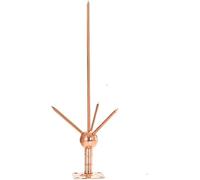 Umiup Paratonnerres domestiques, Kits de paratonnerres pour Toit de Maison, systèmes de dispositifs de Protection Contre la Foudre Amovibles pour Toit, écoles, Villas, usines, hôpitaux