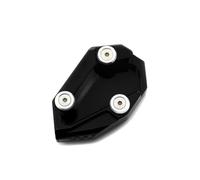 UMIXIRE pour Ducati pour diavel 1200 2010 2011 2012 2013 2014 2015 2016 2017 CNC Moto Béquille Béquille Latérale Béquille Extension Agrandisseur Plaque Pad(Noir)