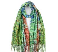 Umjetnost Écharpe douce au toucher cachemire pour femme, écharpe chaude d'hiver, grand châle enveloppant, impression d’œuvre d’art Monet Van Gogh, taille unique