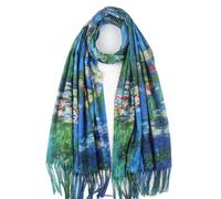 Umjetnost Soft Cashmere Feel Scarf For Women Fashion Art Print Long Warm Scarves Large Shawl Wrap Monet Klimt Van Gogh Painted Gifts (C16)