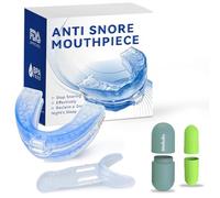 Umllpet Attelle anti-ronflement - Dispositif anti-ronflement - Attelle anti-ronflement avec bouchons d'oreilles - Appareil anti-ronflement efficace - Lavable et réutilisable - Pour tous les types de