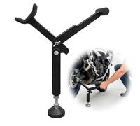 Umllpet Béquille Latérale Moto Réglable Pliable | Acier robuste charge 250kg, hauteur ajustable, pied caoutchouc antidérapant, universel pour entretien moto et cyclomoteur
