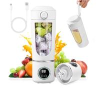 Umllpet Mixeur portable / Blender / Smoothie Maker - Rechargeable par USB - Pour smoothie et shakes - Mini blender - Petit extracteur de jus de 700 ml - Mini mixeur