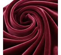 Umllpet Velours Gaufré 2m x 160cm, Tissu Satiné Luxe, Pour Décor Romantique Saint-Valentin, Rideaux Théâtre Costumes Nappes Décorations de Fête (Brique)
