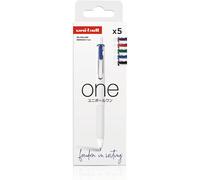 Uni-Ball Rollerball encre gel One 0,7 mm – Trousse 5 couleurs CLASSIC