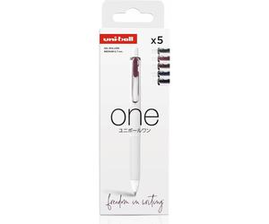 [UMNS/07/5 PF ASS63] Uni-Ball Etui de 5 Stylos Roller Gel ONE UMNS/07 Coloris...