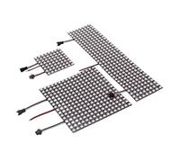 UMOBXKIFN Bande de panneau numérique Flexible LED Pixels WS2812B, 8x8, 16x16, 8x32, WS2812, Module LED adressable individuellement, écran matriciel, DC5V, 1 pièces(16X16 LED Panel)