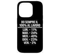 Umorismo Lavoro Italiano Frase Divertente Ufficio Citazione Coque pour iPhone 14 Pro