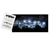 UMR-Design AS-065 skull series Pochoir pour aérographe Step by Step Size L