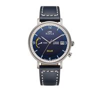UMR RUHLA Hommes Analogique Energie Solaire Montre avec Bracelet en Cuir RSO94103