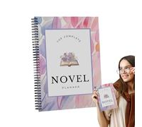 umri Agenda de planification romaine | Planificateur quotidien pour écrivains | Digital Fiction Monthly Habit Tracker, organisateur de gestion des tâches non datées pour la planification