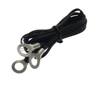 UMXJEXU Lot de 10 capteurs de température 10 KB, Valeur 3950, sonde de température Fixe de Surface, Ouverture 6 mm, Erreur 1% L = 50 cm, étain 3 mm, thermistance NTC