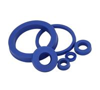 UN 112/115/118 * 125/130/132/135/138/140 * 9/10/12/15/16 Tige de piston en PU bleu Joint rainuré Joint d'étanchéité hydraulique(2Pc UN115x135x15)