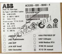 Un ABB Onduleur ACS355-03E-08A8-4 ACS355 4KW Nouveau