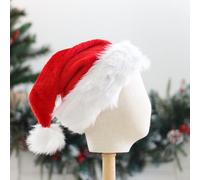 Un accessoire confortable pour les vacances élégant chapeau de Père Noël rouge adapté à tous les âges (enfant)