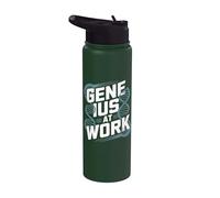 Un ADN Crispr drôle - Gene Ius au travail Stainless Steel Insulated Water Bottle