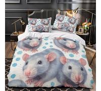 Un adorable carlin qui jette un coup d'œil Parure de Lit Imprimé en 3D Microfibre Ultra Douce Super Douce Housse de Couette Hypoallergique Respirante for Enfants Garçons Ado Super king（260x220cm）