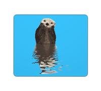 Un Adorable Castor Mouse Pad Petit Tapis De Souris Gaming Portable Tapis De Souris pour Ordinateur Jeu Voyage 25X30Cm
