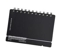Un agenda de 6 tailles avec des pages multifonctionnelles, Black | Papier de qualité supérieure pour une écriture fluide avec des sections de planification efficaces, idéal pour les