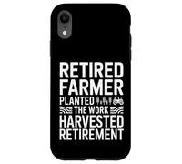 Un Agriculteur à la Retraite a planté Le Travail récolté Retraite Coque pour iPhone XR
